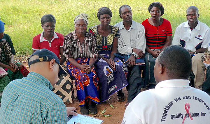 Volunteer community training programme in Zambia focused on malaria rapid diagnostic testing